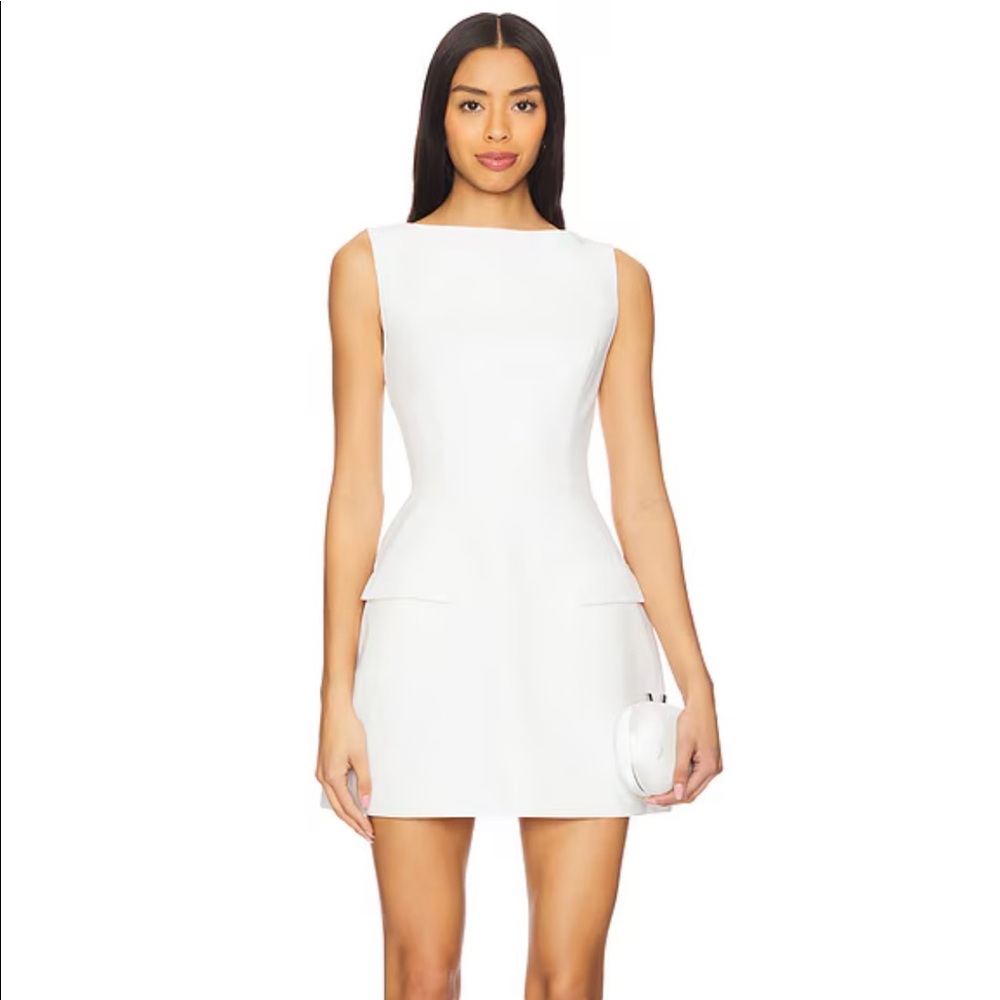 Amanda Uprichard Banco Dress in Ivory